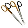2 IRIS SCISSORS 4.5"CURVED HIGH GRADE SUPERCUT DENTAL SURGICAL INSTRUMENT