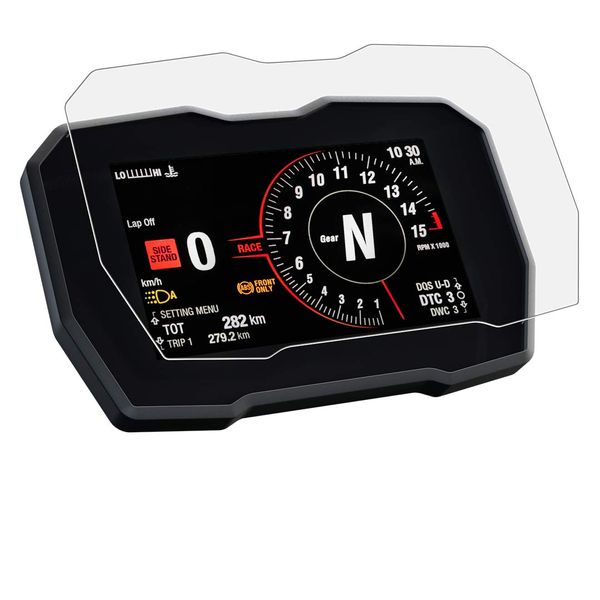Speedo Angels Dashboard screen protector compatible with Ducati Panigale V4 2018+ : 2 x Ultra Clear