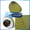 Universal 3" JDM Mushroom Racing Air Filter Intake Yellow Microfoam High Flow