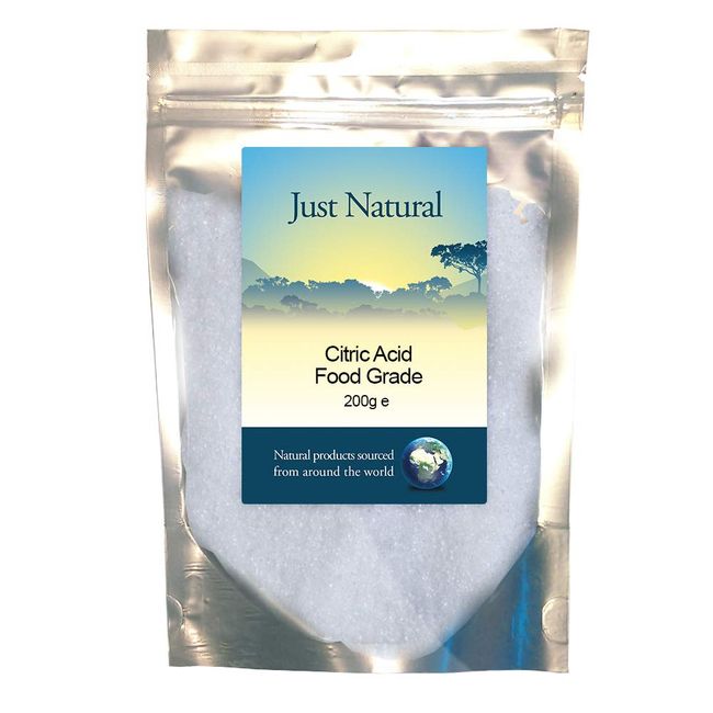 Just Natural Citric Acid - Food Grade 200g