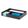 Realspace™ Desk Organizer With , 12" x 9" x 2", Black