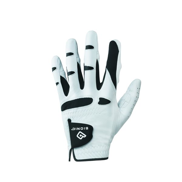 Bionic StableGrip with Natural Fit Golf Glove - White (Medium, Left)