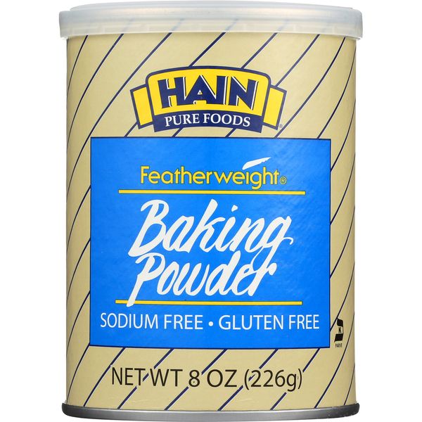 Hain Pure Foods Gluten-Free Featherweight Baking Powder, 8 oz.