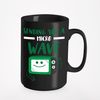 Make Your Mark Design Sending You a Micro Wave Funny, Black 15oz Ceramic Mug