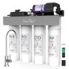 Upgrade SimPure WP2-400GPD 8-Stage UV Alkaline pH+ Reverse Osmosis Water System