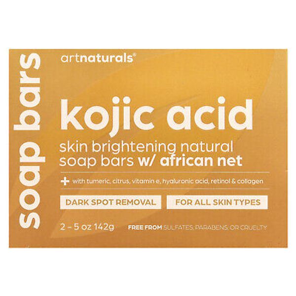 Kojic Acid Bar Soap, 2 Bars, 5 oz (142 g)