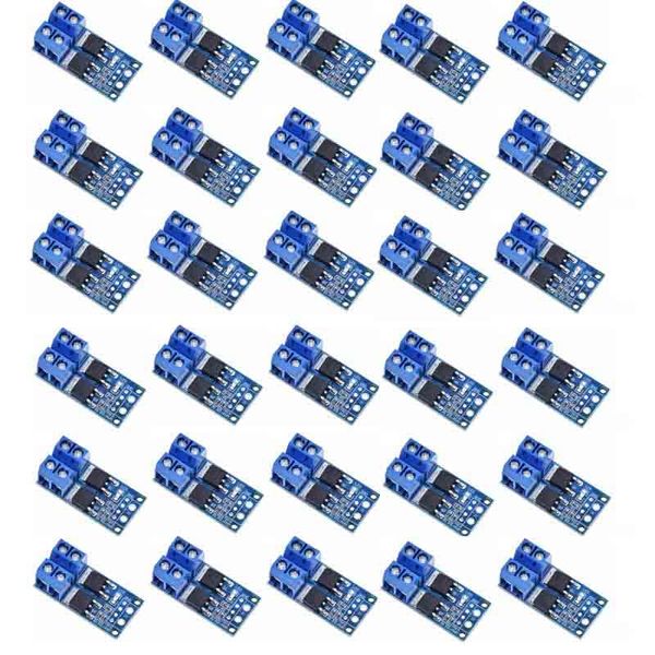 30pcs DC 5V-36V 15A 400W Dual MOSFET Trigger Switch Driver Module 0-20kHz PWM Control Electronic Switch Control Board