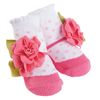 Mud Pie Socks, Pink Dot Flower