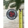 Zombie PVC Patch - Tactical Morale Patch - Zombie Outbreak Biohazard Gun Patch