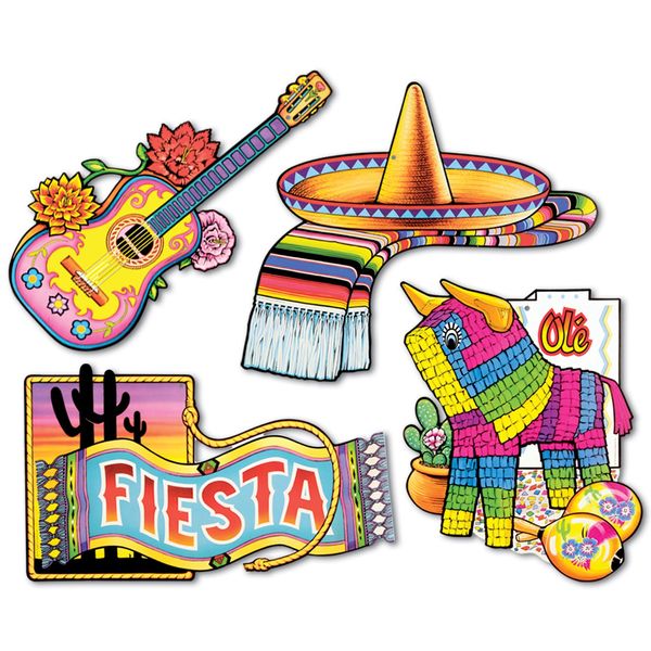 Beistle Fiesta Graphics Cutouts