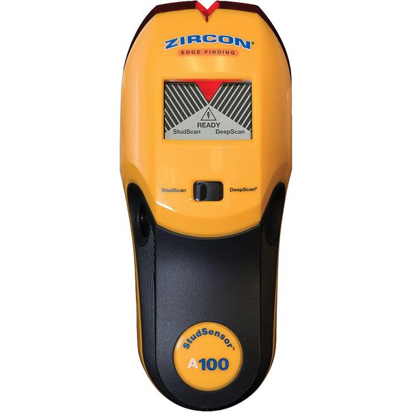 Zircon Studsensor A100 Stud Finder With Edge Finding And Wirewarning Detection