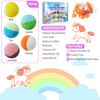 Yekery Bath Bomb Gift Set with Toys Inside, 20 Pack Organic Bath Bombs for Kids, Kids Safe Handmade Fizzy Balls for Kid, Ideal Birthday Gift for Boys & Girls)