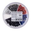 SeKi Conductor sleeves assortment shaker insulated 400 pcs. (50 x 0.50 mm², 100 x 0.75 mm², 100 x 1.00 mm², 100 x 1.50 mm², 50 x 2.50 mm²) in accordance with DIN colour code in shaker