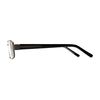 Foster Grant Men's Wes Multifocus Rectangular Reading Glasses, Gunmetal/Transparent, 54 mm + 1.75