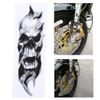 Skull Motorcycle Helmet - 2 Pcs FORK SKULLS Stickers Replacement for Glide