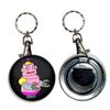 Black Girl Robot - 55mm Button Badge Bottle Opener Key Ring