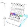 Replacement Tips for Waterpik Water Flosser (6 Implant Denture Tips & Storage Case Bundle)