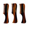 3PC Mini Combs Mustache Beard Eyebrows Pocket Travel Cellulose Acetate Grooming