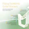 5 x TruMAX K2 Gutter Bracket C8043 Conservatory Guttering Replacement - Brown