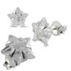 MONSTER PIERCING 9MM Clear Star CZ Stone 925 Sterling Silver Stud Earring