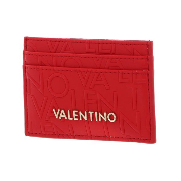 VALENTINO Relax Credit Card Case Rosso, red