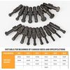21 in1 Bearing Disassembly Puller Inner Hole Removal Tool Three-jaw Puller Set