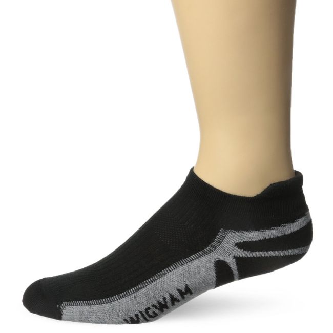 Wigwam Men's Ultimax Ironman Thunder Pro Low Cut Multi-Sport Sock, Black, Sock Size:10-13/Shoe Size: 6-12