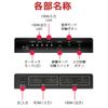 Rattle System HDMI Splitter with Input Switching Function (Downscale Compatible) RS-HDSP22-4KA