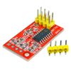 Hailege 2pcs AD7705 Dual 16 bit ADC Data Acquisition Module Input Gain Programmable SPI Interface TM7705