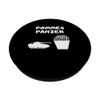 Pommes Panzer dicker Bauch Bierbauch Spruch PopSockets mit austauschbarem PopGrip