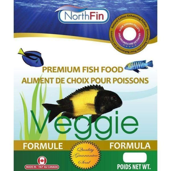 Northfin Fish Food Veggie Formula Slow Sinking Pellets (2mm 500g)