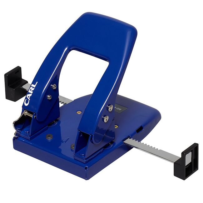 Karl Office Machine, Hole Punch, 2 Holes, 50 Pieces, Double Gauge, Blue SD-W50-B