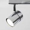 MiniSun | Modern 3 Way Adjustable Heads Silver Chrome Ceiling Spotlight Fitting | Ceiling Spots, Home Décor & Improvement Essential