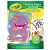 Crayola Funny Faces Colouring Book (with Stickers), Multi-Color