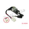 2 Wire 3 Position Ignition Key Switch with Handlebar Lock Pin for Taotao ATE501 