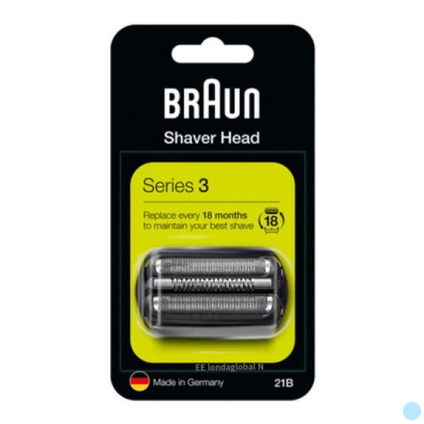 Braun Electric Shaver Series 3 Razor Blade Mesh Replacement 21B_MC