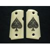 Faux Ivory Spade Kimber Micro 9 Grips
