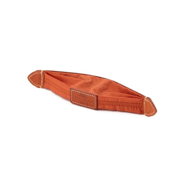 BEAMS F Felisi Nylon Leather Pencil Case 30/1/DS 21650023101, CORAL/185