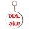 HUMOUR - DEVIL CHILD - RED ON WHITE - 55mm Keyring Bottle Opener