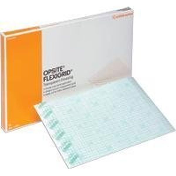 Opsite Flexigrid Trns Dressing, 4" X 4 3/4", 50 by Smith & Nephew