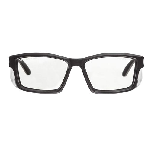 voltX 'VISION' Safety Readers, Full Lens Magnified Reading Safety Glasses CE EN166ft certified (+1.0 Dioptre, Clear lens) - Anti fog coated UV400 lens
