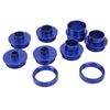 10Pcs Router Template Guides Bushing Router Table Insert Plate Bushing Set Router Jig Template