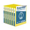 1 Inch Yellow Classic 3 Ring Binder Eco Friendly Organization Supply