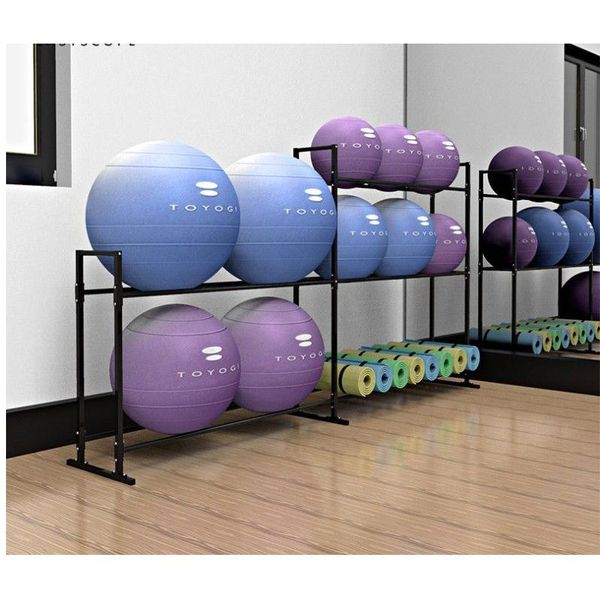 Fitness Yoga Ball Cradle Yoga Mat Storage Storage Rack Pilates Fitness Gym, 2nd Floor