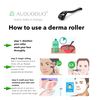 Derma Roller 1.5mm SILVER Needles, ONLY for Professional Users, 540 Microneedle roller for Beard and Hair Growth, Anti-Aging Stretch Marks Scars