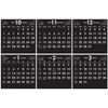 Starting April CD Case Size Desk Calendar (BLACK)