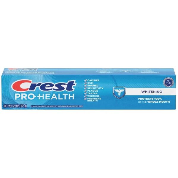 Crest, Pro Health Whitening Toothpaste, 5.9OZ  2 PACKS