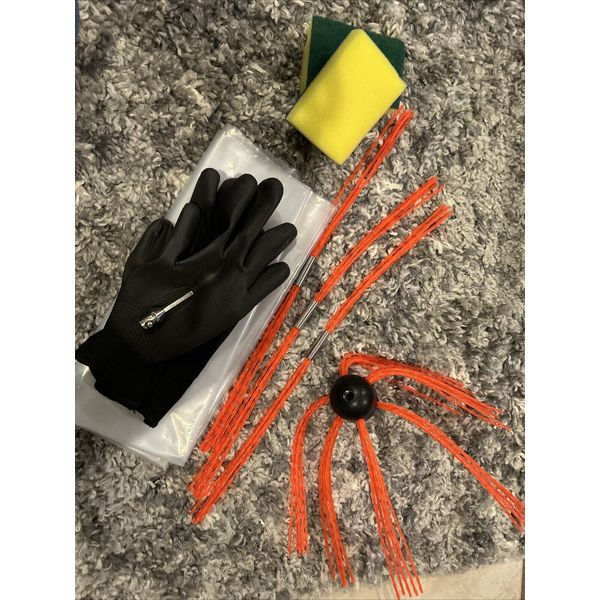 Nylon Chimney Sweep Brush Cleaning Rotary With Connector Accessories And Extra