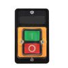 Akozon Industrial Push Button Start/Stop Machine Switch - AC 220V/380V 10A, Emergency Stop Switch, On/Off for Router Table