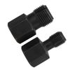 Aramox 2pcs Oxygen Sensor Socket Removal & Thread Chaser Set - Spark Plug M12x1.25 & M18x1.5 Rethread Chaser Kit